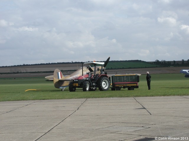 Hawker<br>Hurricane<br>being prepared To Fly